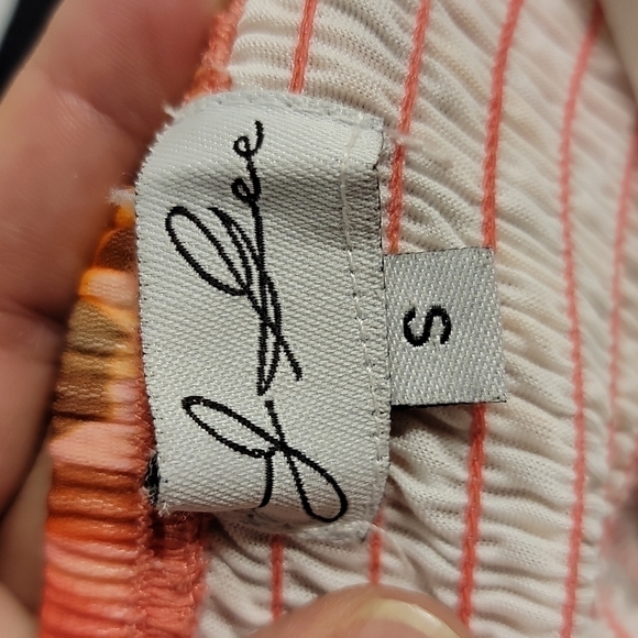 RUFFLED Crochet Multi-Color Dress S Small - Picture 7 of 13